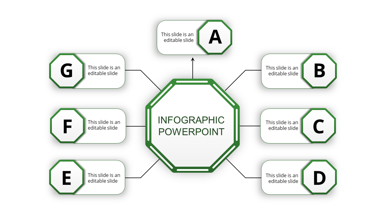 Incredible Infographic Presentation With Green Color